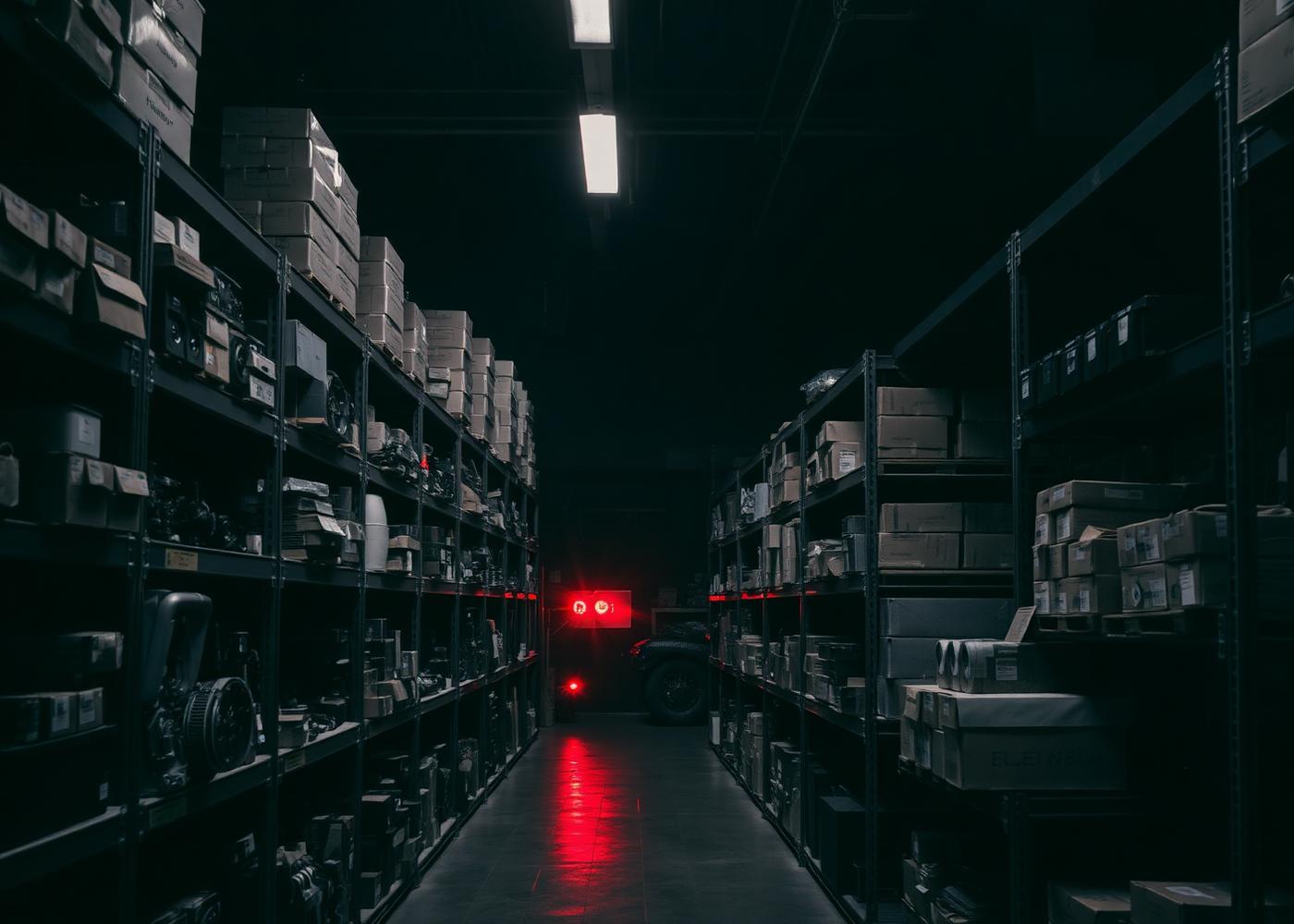 Automotive component storage and trade supply